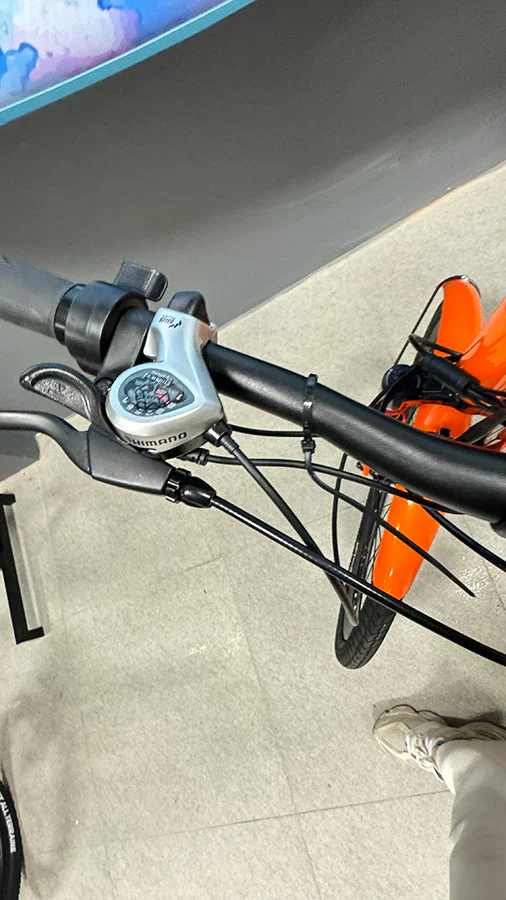 SOODOO Mountain Electric Bike | Fluorescent Orange Electric Bicycle | 36V 12AH Battery Ebike(Second Hand) - Image 4