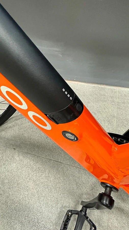 SOODOO Mountain Electric Bike | Fluorescent Orange Electric Bicycle | 36V 12AH Battery Ebike(Second Hand) - Image 7
